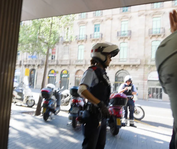 Террор в Барселоне — стоковое фото