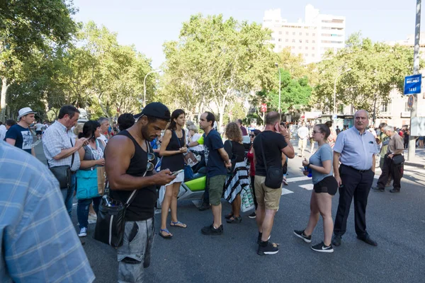 Acte de terreur à Barcelone — Photo