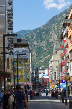 Andorra başkenti yürüyüş