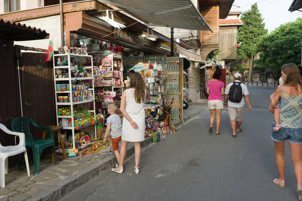 Calles del casco antiguo de Nessebar — Foto de Stock