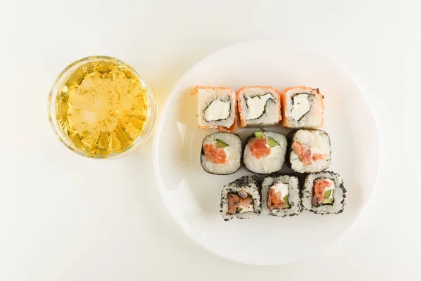 Fresh rolls with fish — Stock Photo, Image