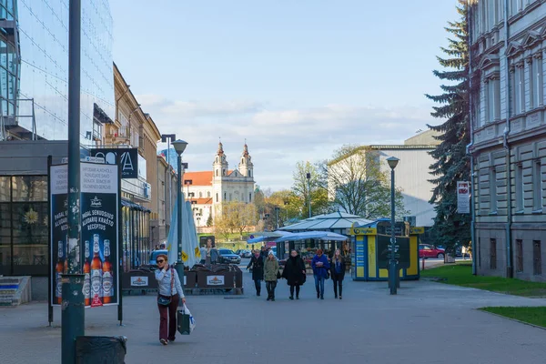 Ulice miasta Wilna — Zdjęcie stockowe