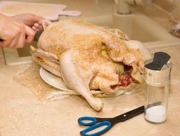 Čerstvé kachní vaření — Stock fotografie