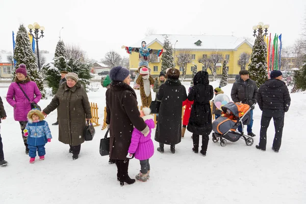 Modern Beyaz Rusya'da tatil gözleme hafta — Stok fotoğraf