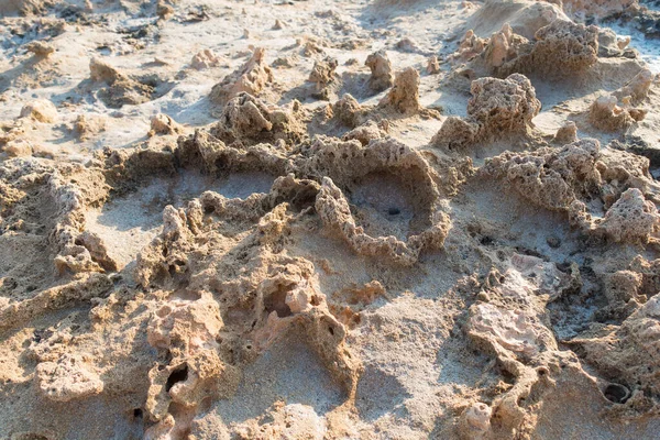 자연에 모래로 만들어 — 스톡 사진