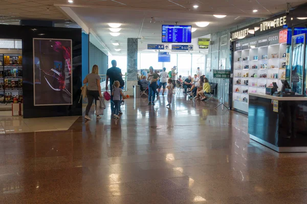 Minsk Belarus Ιουλίου 2019 Minsk National Airport Πρώην Όνομα Minsk — Φωτογραφία Αρχείου