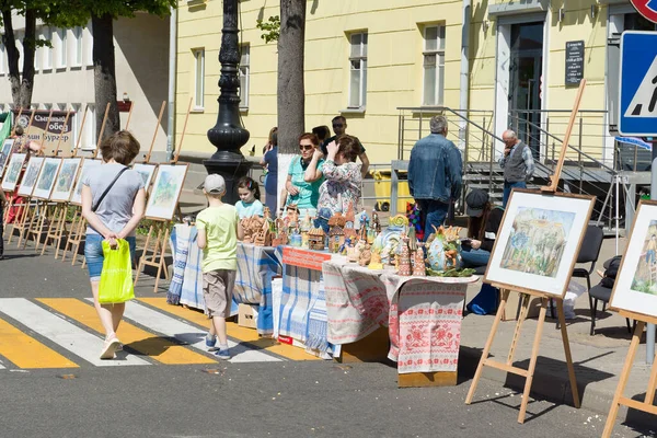 Borisov Bielorrusia Mayo 2018 Celebrando Día Victoria Una Gran Ciudad — Foto de Stock