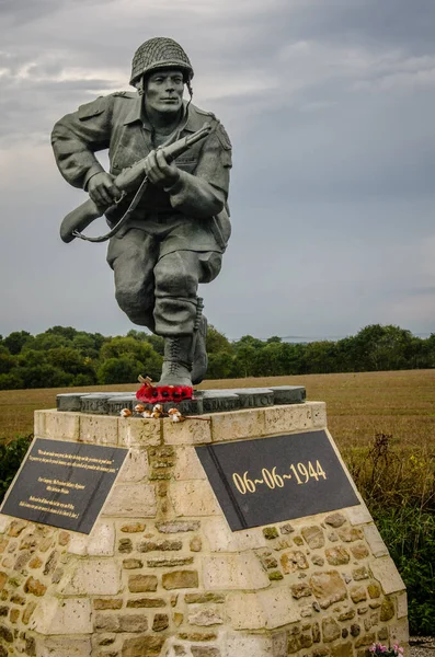Easy Company Memorial near Utah Beach in Normandy, France. — Stock Photo, Image