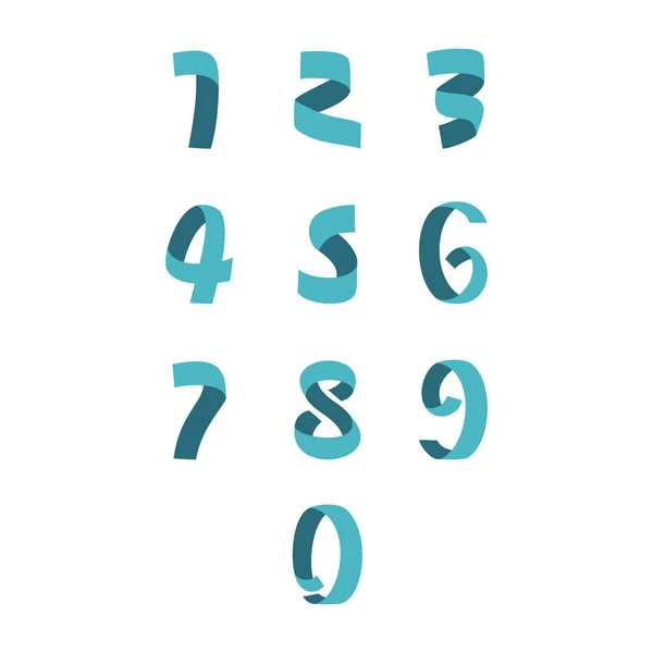 Farklı renkler hediye kurdeleleri. Sayılar. Kalıp, arka plan. Striptiz ya da örgü