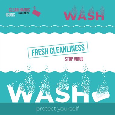 Sözcük sabunu köpük bulutuna karışıyor. Sabun köpük bulutuna karışıyor. Konsept temizliktir. Su..