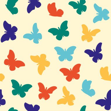 Kelebek ya da güve deseni. Yazdırma tasarımı. Kusursuz arkaplan.