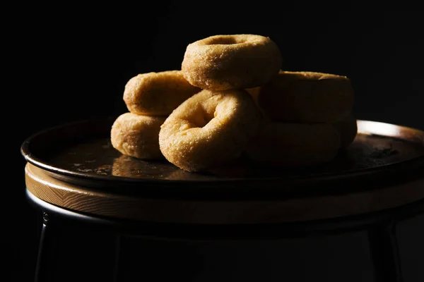 Donuts de canela cozidos no forno — Fotografia de Stock