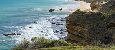 Görünümü bölme noktası Beach gün boyunca