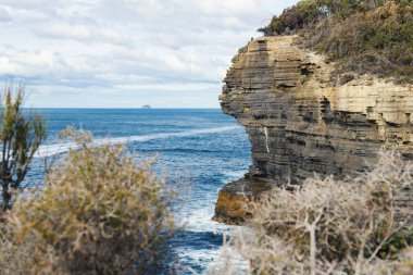 Devils mutfak Beach, Tasmanya görünümünü