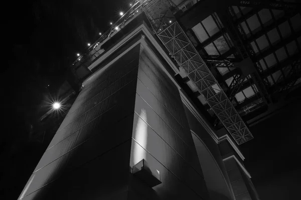 Erzählbrücke in Bilsenkraut. schwarz-weiß — Stockfoto