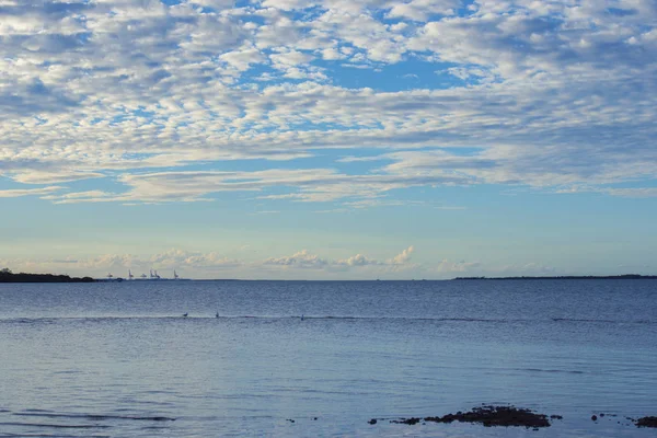 Unberührter strand am wellington point, brisbane — Stockfoto