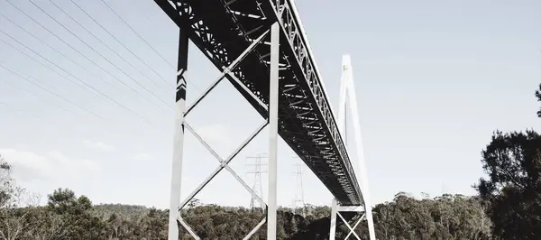 Batman Bridge door de Tamar-rivier in de buurt van San Pantaleo. — Stockfoto