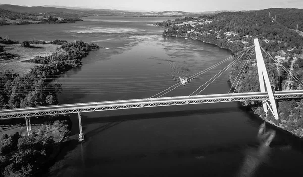 Batman most przez rzekę Tamar w pobliżu Sidmouth. — Zdjęcie stockowe