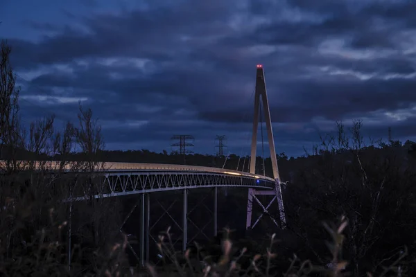 Ponte Batman junto ao rio Tamar, perto de Sidmouth . — Fotografia de Stock