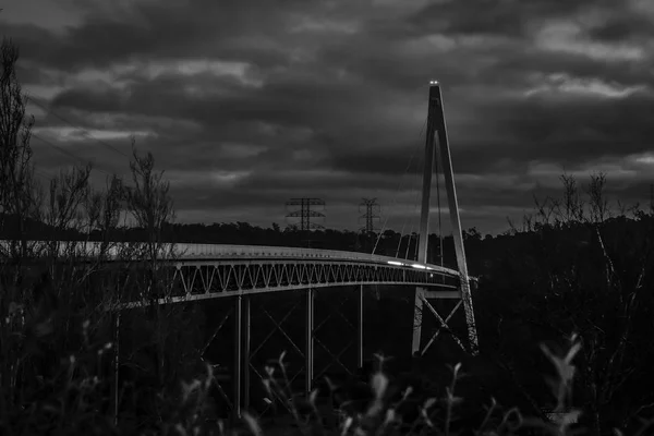 Ponte Batman junto ao rio Tamar, perto de Sidmouth . — Fotografia de Stock