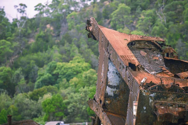 Schiffswracks auf der Insel Tangalooma in der Moreton Bay versenkt — Stockfoto