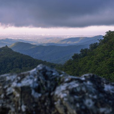 Gold Coast Hinterlands görünümünden dağ