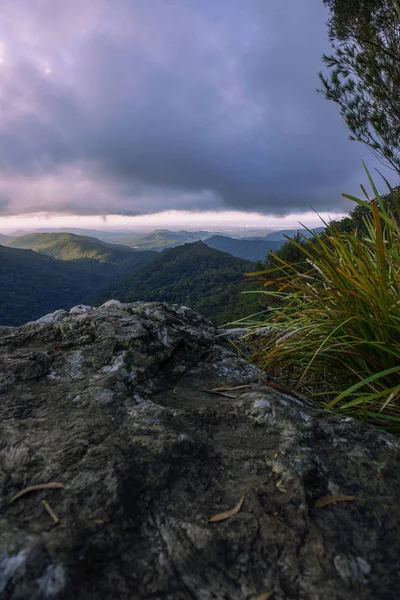 Vista montanha a partir do Gold Coast Hinterlands — Fotografia de Stock