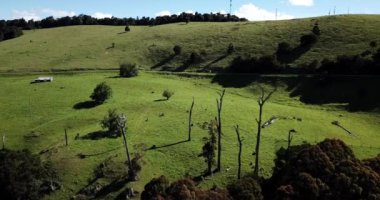 Ariel görünümünü gün boyunca Carrs uyanık Queensland, Avustralya.