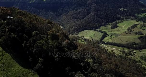 Ariel Görünümünü Gün Boyunca Carrs Uyanık Queensland Avustralya — Stok video