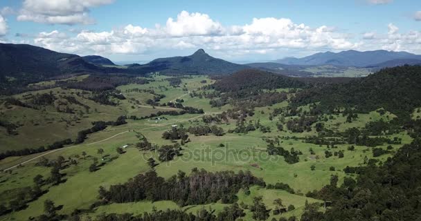 Ariel Görünümünü Gün Boyunca Carrs Uyanık Queensland Avustralya — Stok video