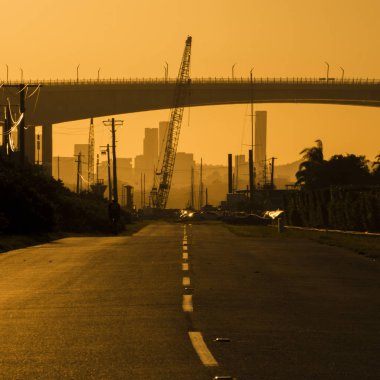 Ağ Geçidi köprü otoyol Brisbane