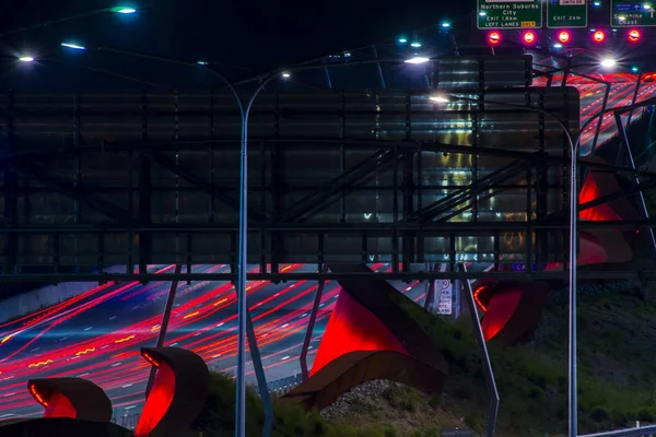 Gateway överbryggar motorwayen i Brisbane — Stockfoto