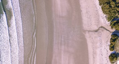 Yukarıdan, Yeşiller Plajı Launceston, Tasmanya