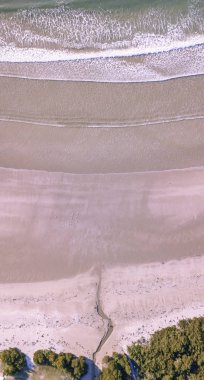 Yukarıdan, Yeşiller Plajı Launceston, Tasmanya