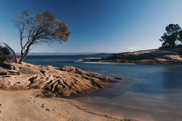 Baía de lua de mel no Parque Nacional de Freycinet — Fotografia de Stock