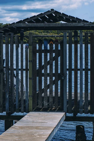 Maroochy River Boat House under dagen. — Stockfoto