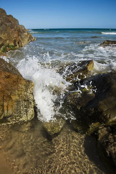 Praia do sol em Noosa, na Sunshine Coast — Fotografia de Stock