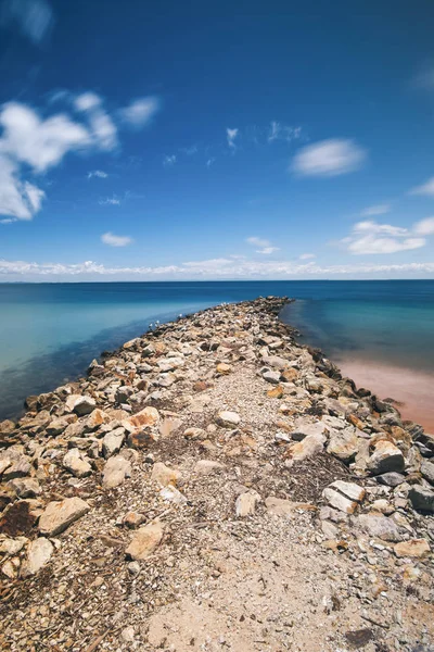 Stradbroke Adası, Queensland kumsalda Amity noktası — Stok fotoğraf