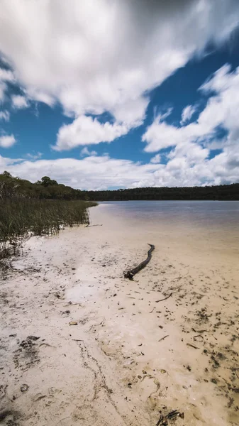 昆士兰斯特德布鲁克岛上的褐湖. — 图库照片