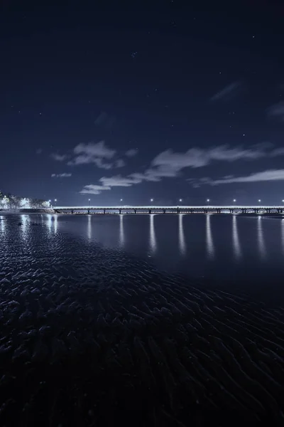 Shorncliffe piren på kvällen. — Stockfoto