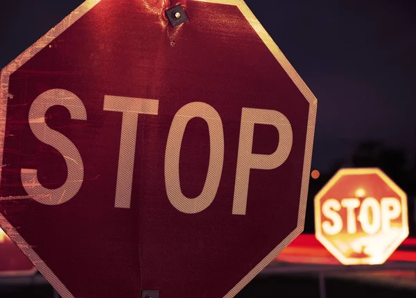 Znak stop. — Zdjęcie stockowe