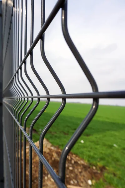 Metal fence wire — Stock Photo, Image