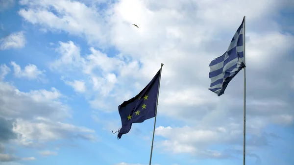 Griechenland und die Europäische Union — Stockfoto