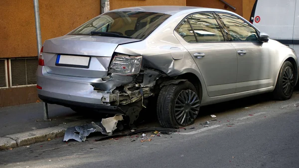 Accident de voiture . Photos De Stock Libres De Droits