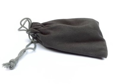 Cep telefonu makro lens çantası beyaz arkaplanda izole edildi