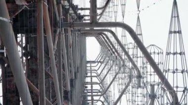 Çernobil, Ukrayna 'daki devasa radar sisteminin alt görüntüsü