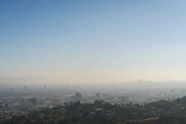 Vista panoramica del centro di Los Angeles e periferia dalla bellissima Gri — Foto Stock