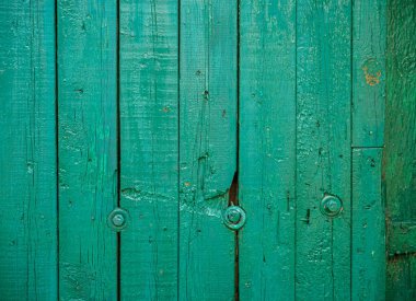 Parlak Açık Mavi Ahşap Kalas Yapısı. Klasik Plaj Tahta Arkaplanı.