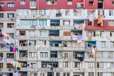 Batum, Gürcistan-Temmuz 4 2015 Cityscape Batum. Georgia ülke