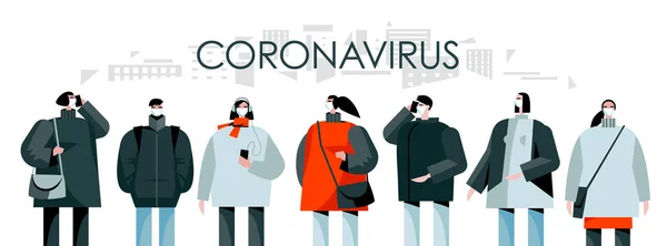 Coronavirus in China. Quarantine concept vector illustration EPS 10